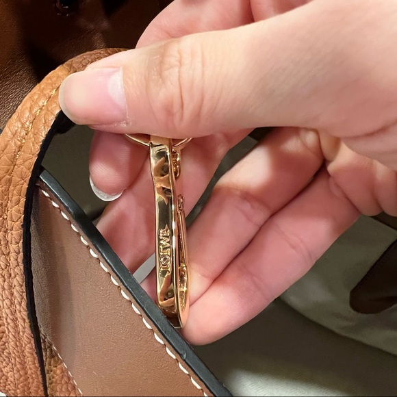 Like New Loewe Medium Hammock Leather Bag in Color Tan - Picture 11 of 14